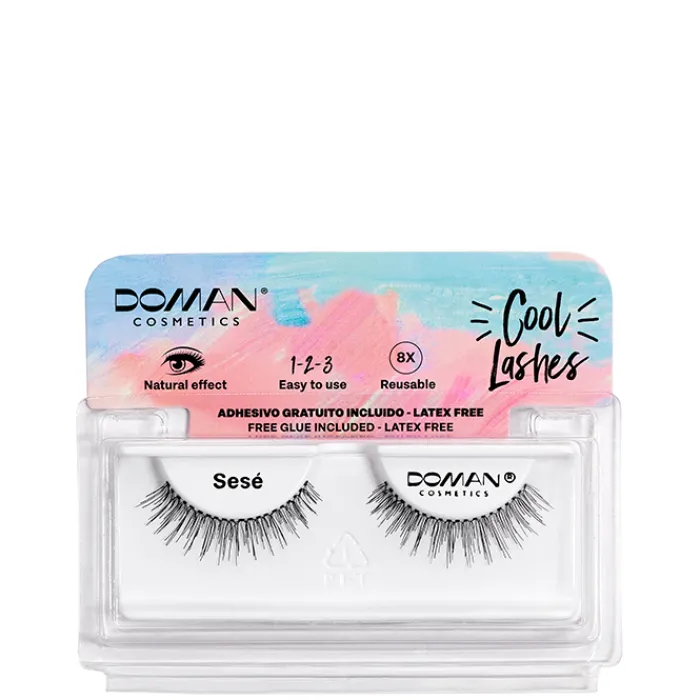 Doman Cosmetics Sesé Natural Effect Pestañas de Banda