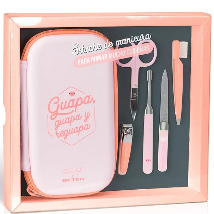 Beter Set de Manicura con Espejo Mr. Wonderful