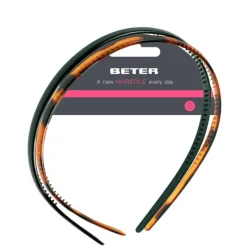 Beter Set Diademas Concha y Negro Trendy Classics