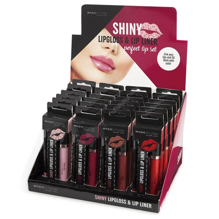 Magic Studio Shiny Lipgloss & Lip Liner