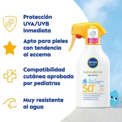 Niños NIVEA Spray Solar Bebés & Niños Sensitive SPF50+
