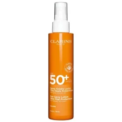 CLARINS Spray Solar Lácteo Muy Alta Protección SPF50+