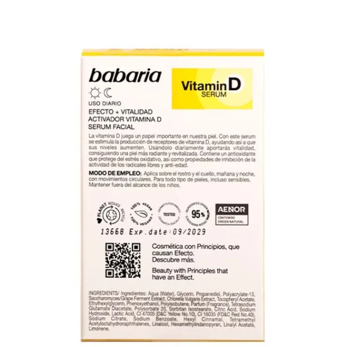 Babaria Sérum Facial Vitamina D
