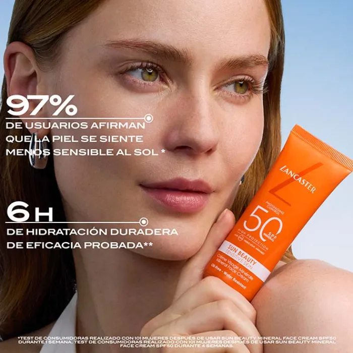 LANCASTER Sun Beauty Sensitive Skin Mineral Face Cream SPF50