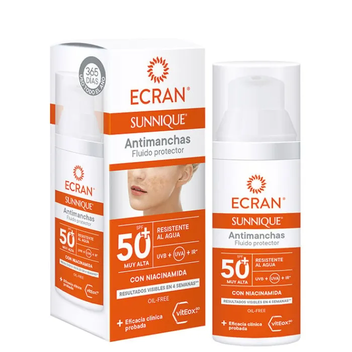 Ecran Sunnique Fluido Protector Antimanchas SPF50+