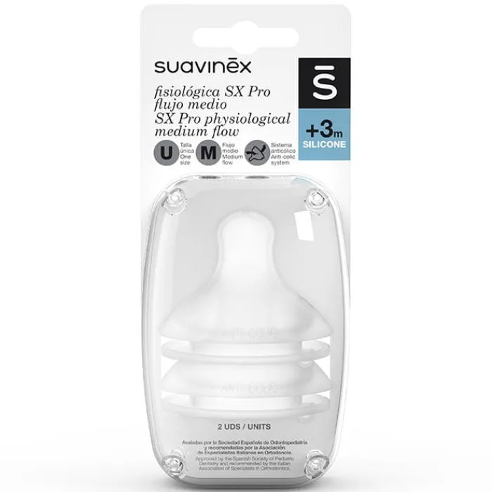 Suavinex Tetina Fisiológica SX Pro Flujo Medio