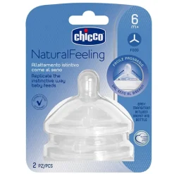 Chicco Tetina NaturalFeeling Flujo Papilla 6 Meses+