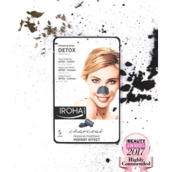 Iroha Nature Tiras Nariz Puntos Negros Detox Carbón