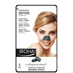 Iroha Nature Tiras Nariz Puntos Negros Detox Carbón