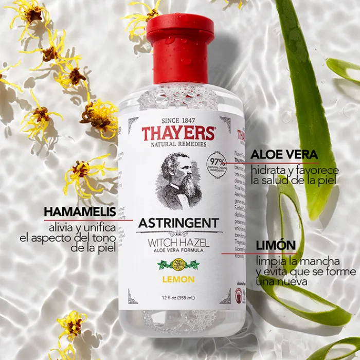 Thayers Tónico Astringente Limón - Aloe Vera & Witch Hazel