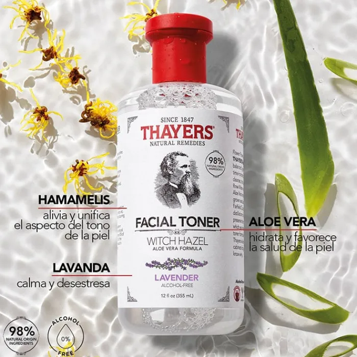 Thayers Tónico Lavanda - Aloe Vera & Witch Hazel