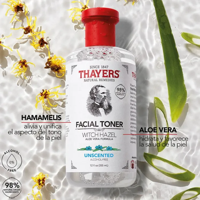 Thayers Tónico Sin Olor - Aloe Vera & Witch Hazel