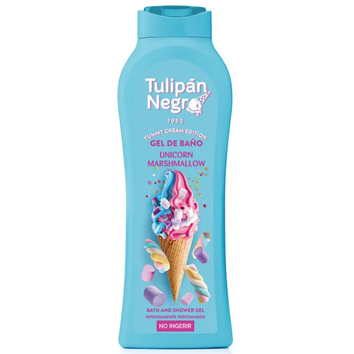 Tulipán Negro Unicorn Marshmallow Gel de Baño