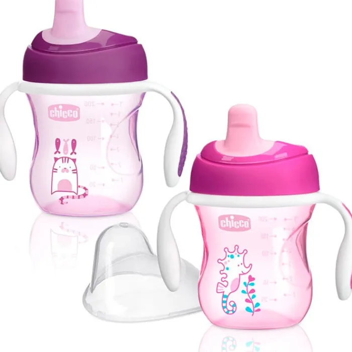 Chicco Vaso de Entrenamiento Mix&Match Rosa-Morado 6 Meses+