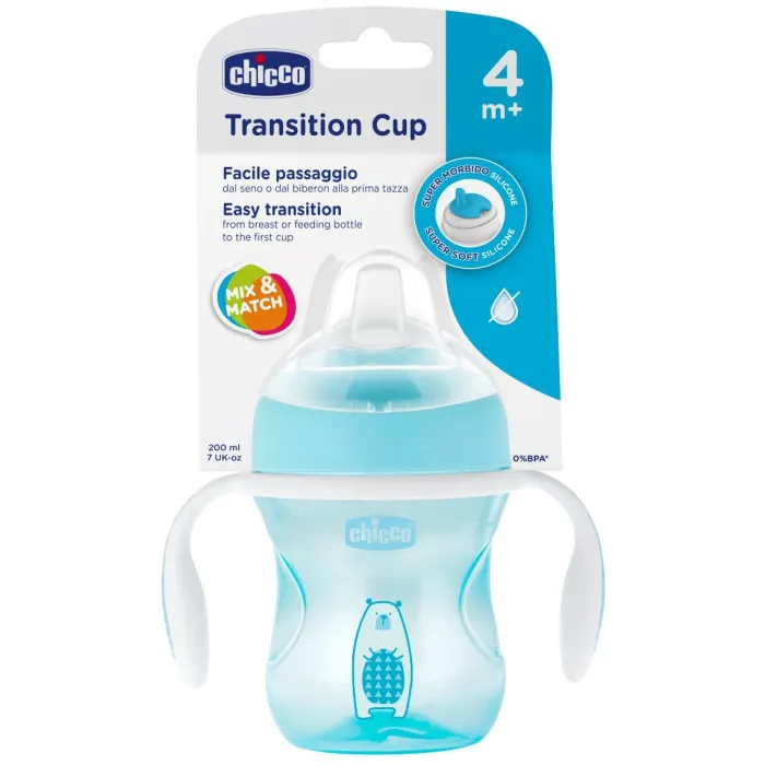 Chicco Vaso de Transición Mix&Match Azul 4 Meses+