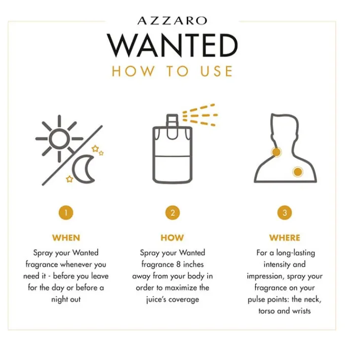 Hombre AZZARO Wanted by Night