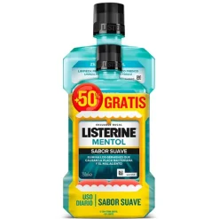 Listerine Zero Mentol Sabor Suave Enjuague Bucal
